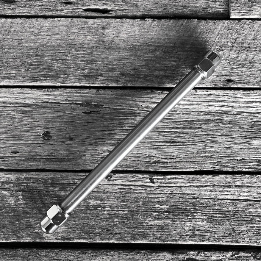 Axle with Nuts - 3/4 inch to suit Custom Style Meat-Balls Springer Forks