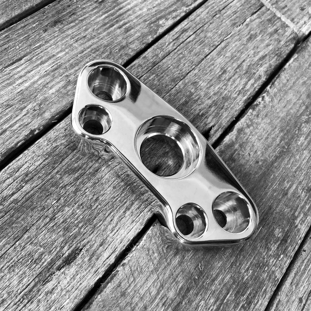Top Clamp with 3.5" Riser Spacing for Early & Custom Style Springer Forks