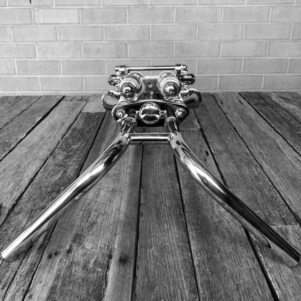 Top Clamp with 3.5" Riser Spacing for Early & Custom Style Springer Forks