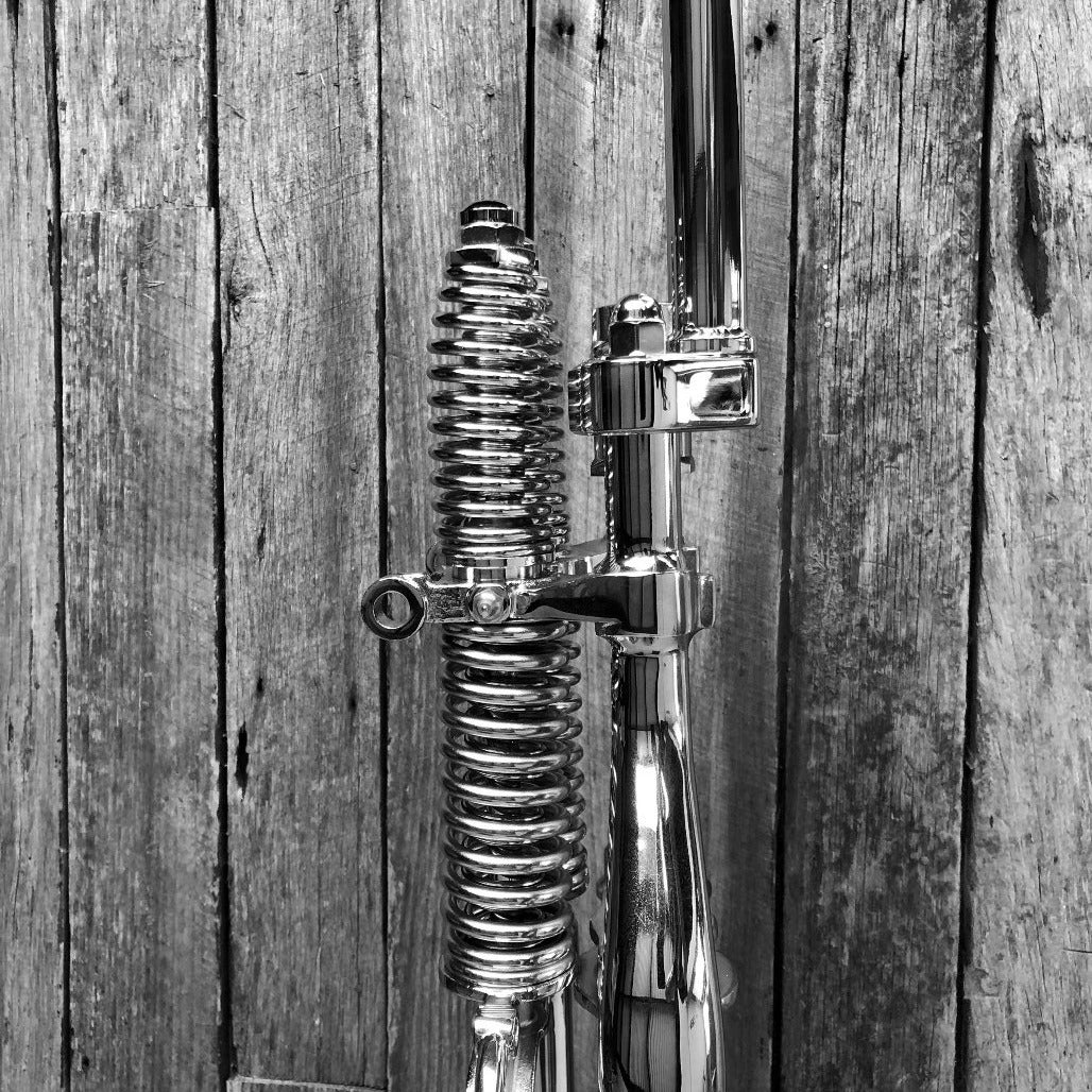 Top Clamp with 3.5" Riser Spacing for Early & Custom Style Springer Forks