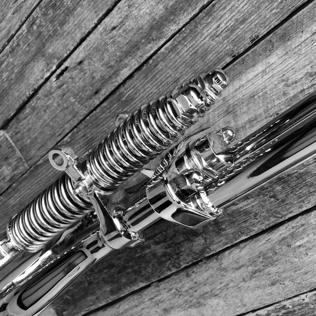Top Clamp with 3.5" Riser Spacing for Early & Custom Style Springer Forks