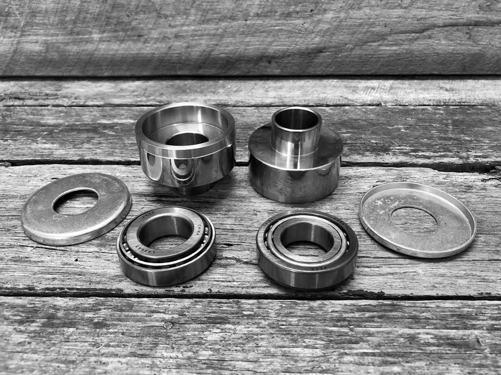 Harley WLA - WL series  7/8" to 1" Headstem Bearing Cup Conversion Kit