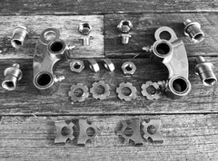 Rocker Plate, Stud & Bush Replacement Kit - Early Style