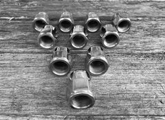 Axel Nut - Chrome - (Dome Nut) for Meat-Balls Springers