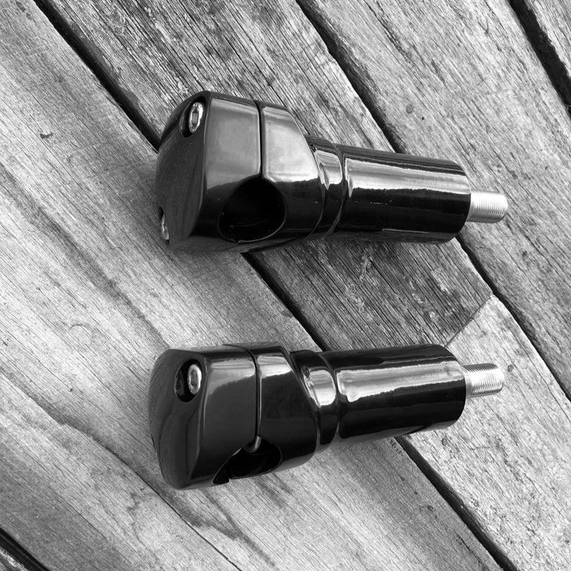 Risers - Rubber Mounted to Suit Late Style Meat-Balls Springers & Genu