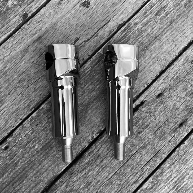 Risers - Rubber Mounted to Suit Late Style Meat-Balls Springers & Genu