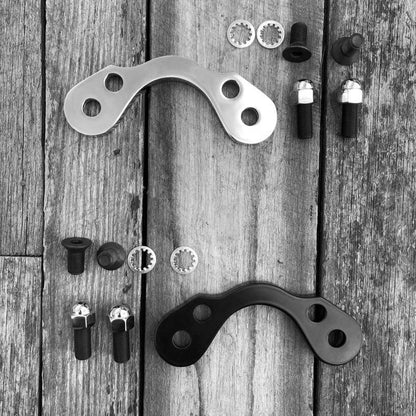 Top Clamp 3.5" Riser Spacing Adapter Kit for Early & Custom Style Meat-Balls Springers