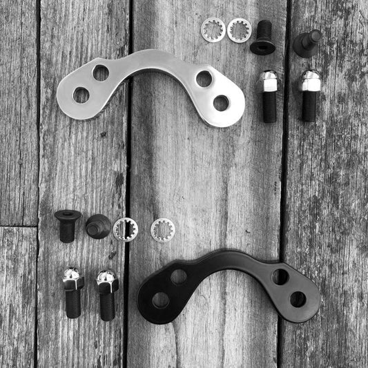 Top Clamp 3.5" Riser Spacing Adapter Kit for Early & Custom Style Meat-Balls Springers