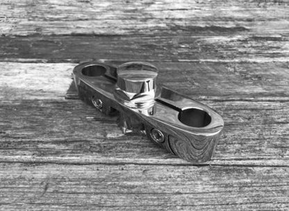Top Clamp Custom - Chrome (Round) with Nut Set