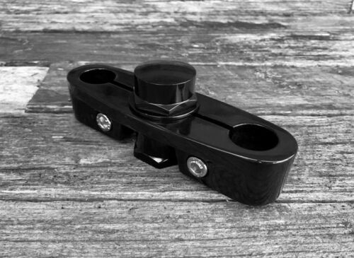 Top Clamp Custom Black (Round) with Nut Set