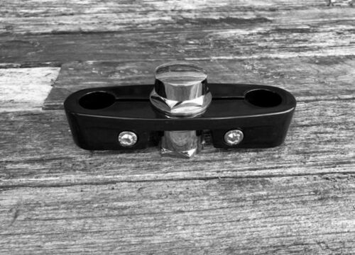 Top Clamp Custom Black (Round) with Nut Set